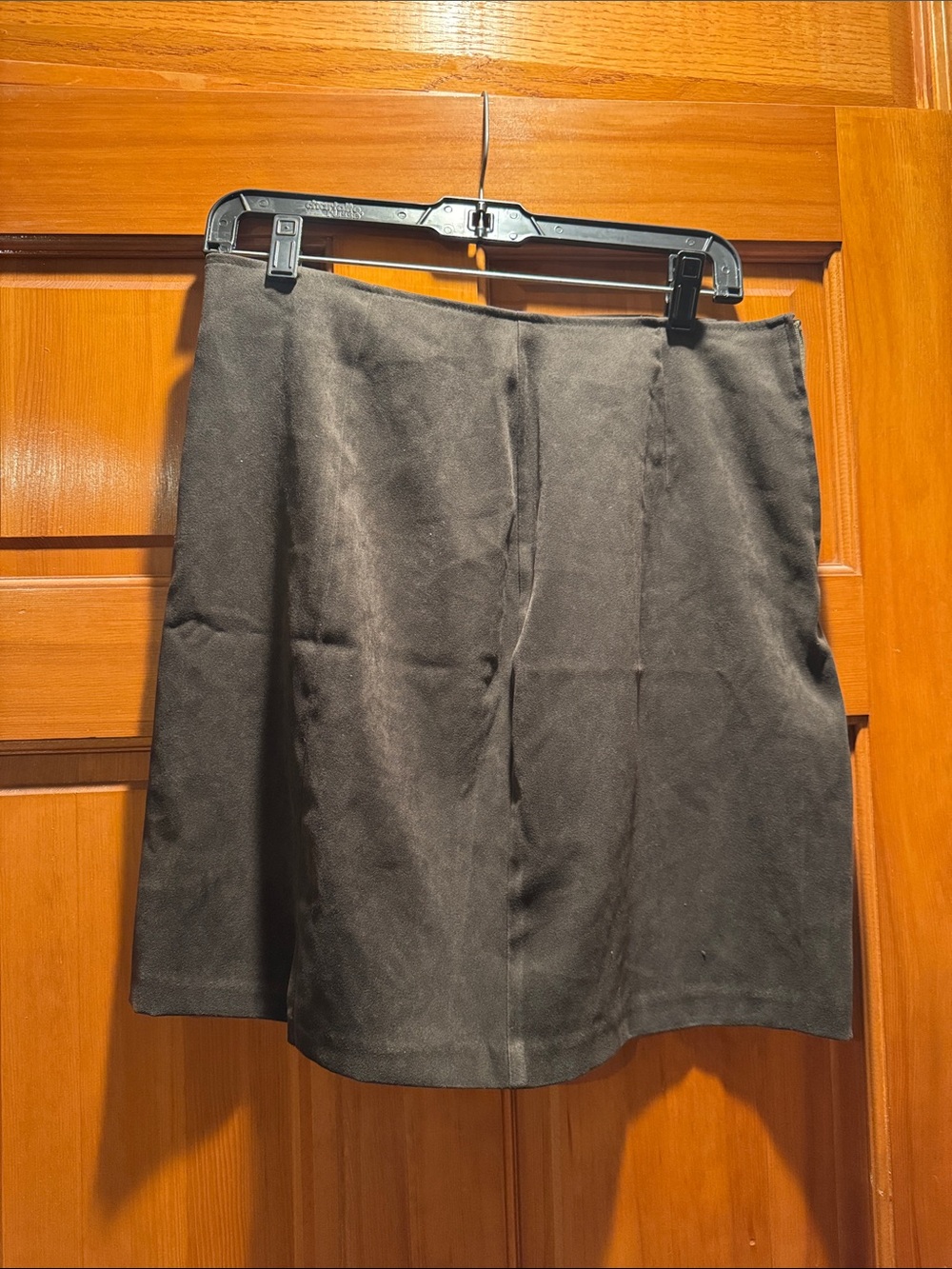 Courtenay Faux Suede Classic Brown Mini Women's Skirt